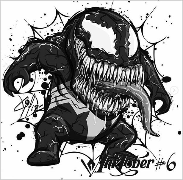 Ngắm fan art Venom theo phong cách kinh dị, đáng sợ nhưng cũng vô cùng đã mắt - Ảnh 29.