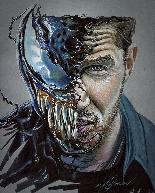 Ngắm fan art Venom theo phong cách kinh dị, đáng sợ nhưng cũng vô cùng đã mắt - Ảnh 31.