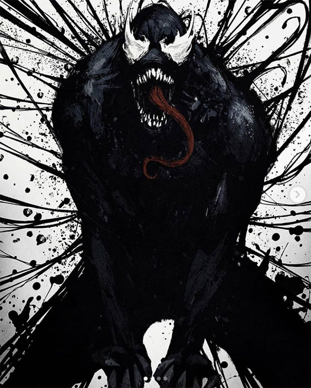 Ngắm fan art Venom theo phong cách kinh dị, đáng sợ nhưng cũng vô cùng đã mắt - Ảnh 5.