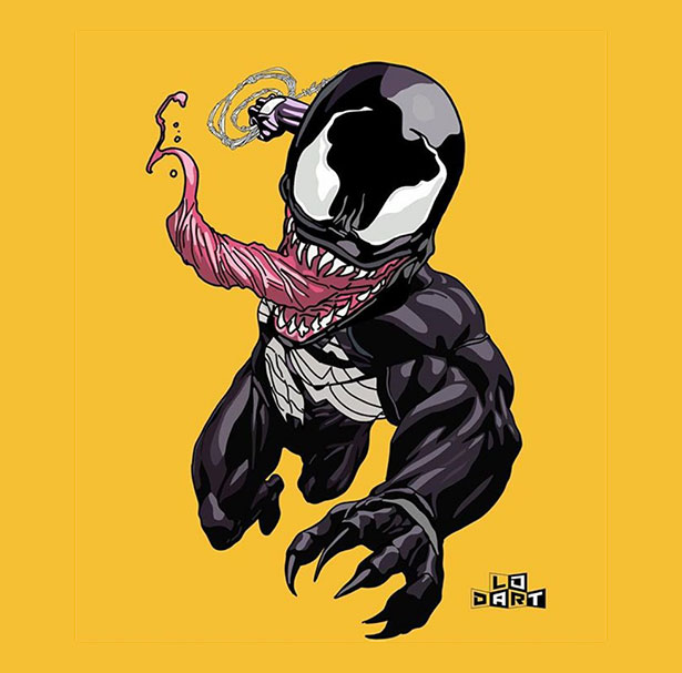 Ngắm fan art Venom theo phong cách kinh dị, đáng sợ nhưng cũng vô cùng đã mắt - Ảnh 8.