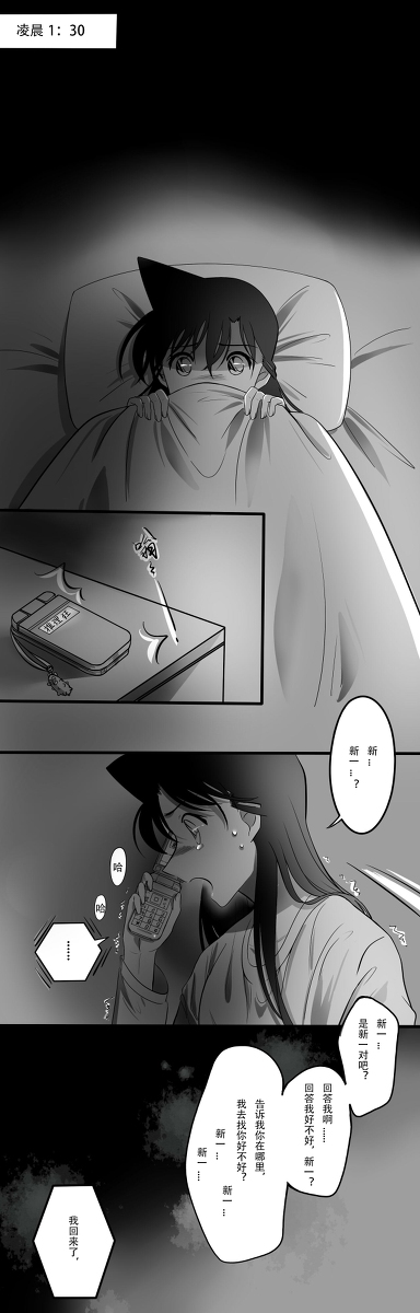Thám tử lừng danh Conan: Ngắm loạt ảnh đen trắng mùi mẫn giữa Ran và Shinichi - Ảnh 10.