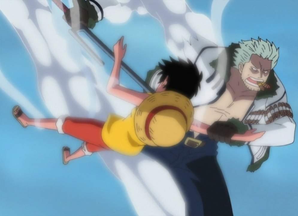 Gear 2 - một trong những cấp độ sức mạnh đáng kinh ngạc của Luffy trong One Piece. Với Gear 2, Luffy có thể tăng tốc độ của bản thân đến mức khiến cho kẻ thù không thể nhìn thấu động tác. Hãy xem ảnh này để thấy sự dẻo dai của Luffy trong chiến đấu.