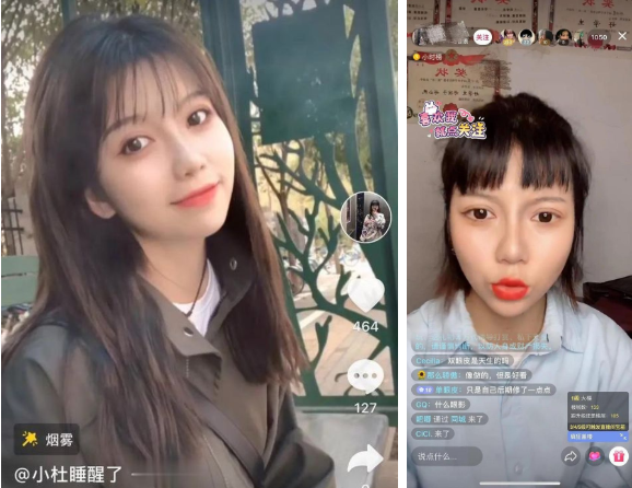 Nhan sắc của các hot girl triệu view Trung Quốc trước và sau khi tắt chỉnh sửa trên livestream: Người được khen ngợi, kẻ bị unfollow mất 90% fan hâm mộ - Ảnh 2.