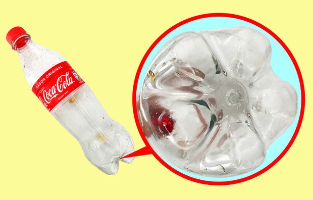Uống nước ngọt có ga bao năm nay, bạn có thắc mắc vì sao chai nhựa luôn có phần đáy chẳng bao giờ bằng phẳng không? - Ảnh 4.