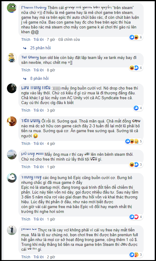 Chỉ vì tranh nhau nhận GTA V Free, game thủ Việt bỗng quay sang cãi lộn, chê Epic Games chỉ là “cùi bắp chơi ngông” - Ảnh 4.