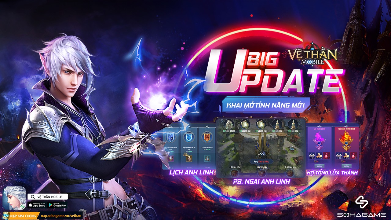 Game chất Tây PK nửa ngày không chán: Vệ Thần Mobile tung Big Update, tặng 2000 Giftcode - Ảnh 2. Game chất Tây PK nửa ngày không chán: Vệ Thần Mobile tung Big Update, tặng 2000 Giftcode - Ảnh 2.