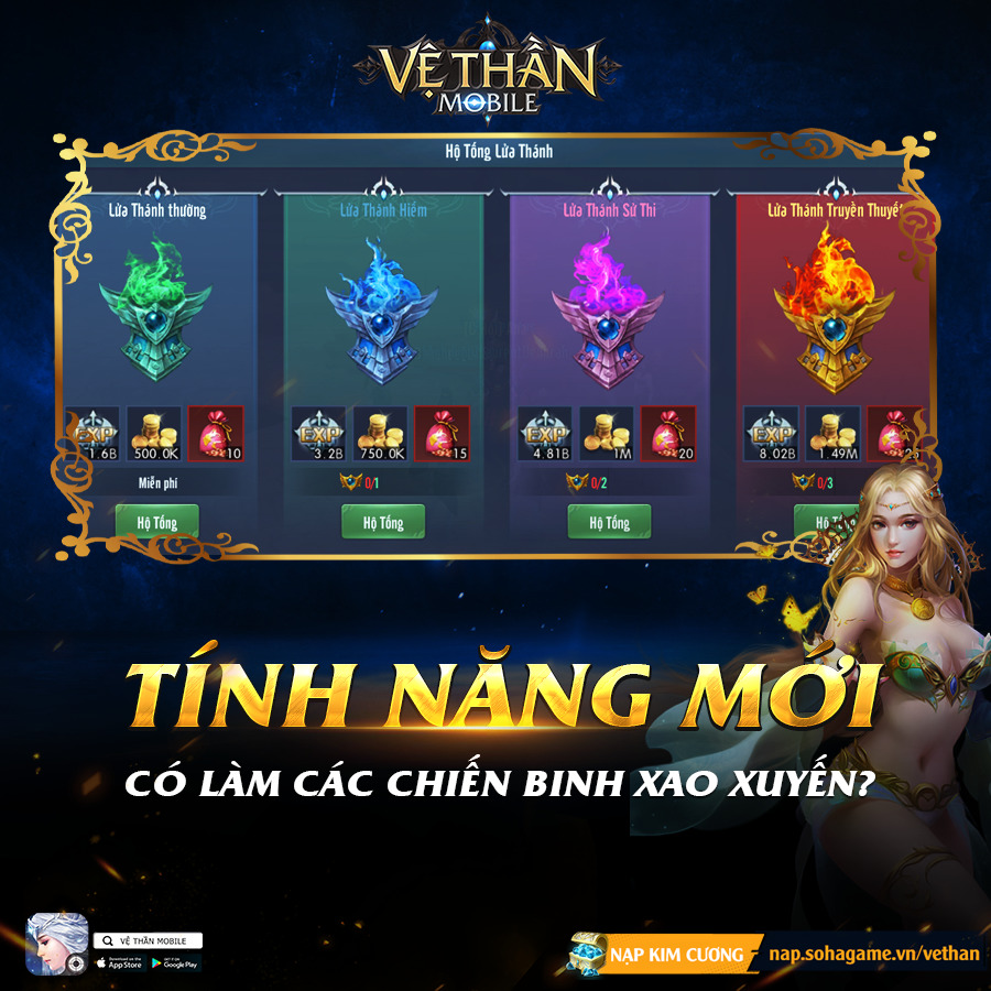 Game chất Tây PK nửa ngày không chán: Vệ Thần Mobile tung Big Update, tặng 2000 Giftcode - Ảnh 3. Game chất Tây PK nửa ngày không chán: Vệ Thần Mobile tung Big Update, tặng 2000 Giftcode - Ảnh 3.