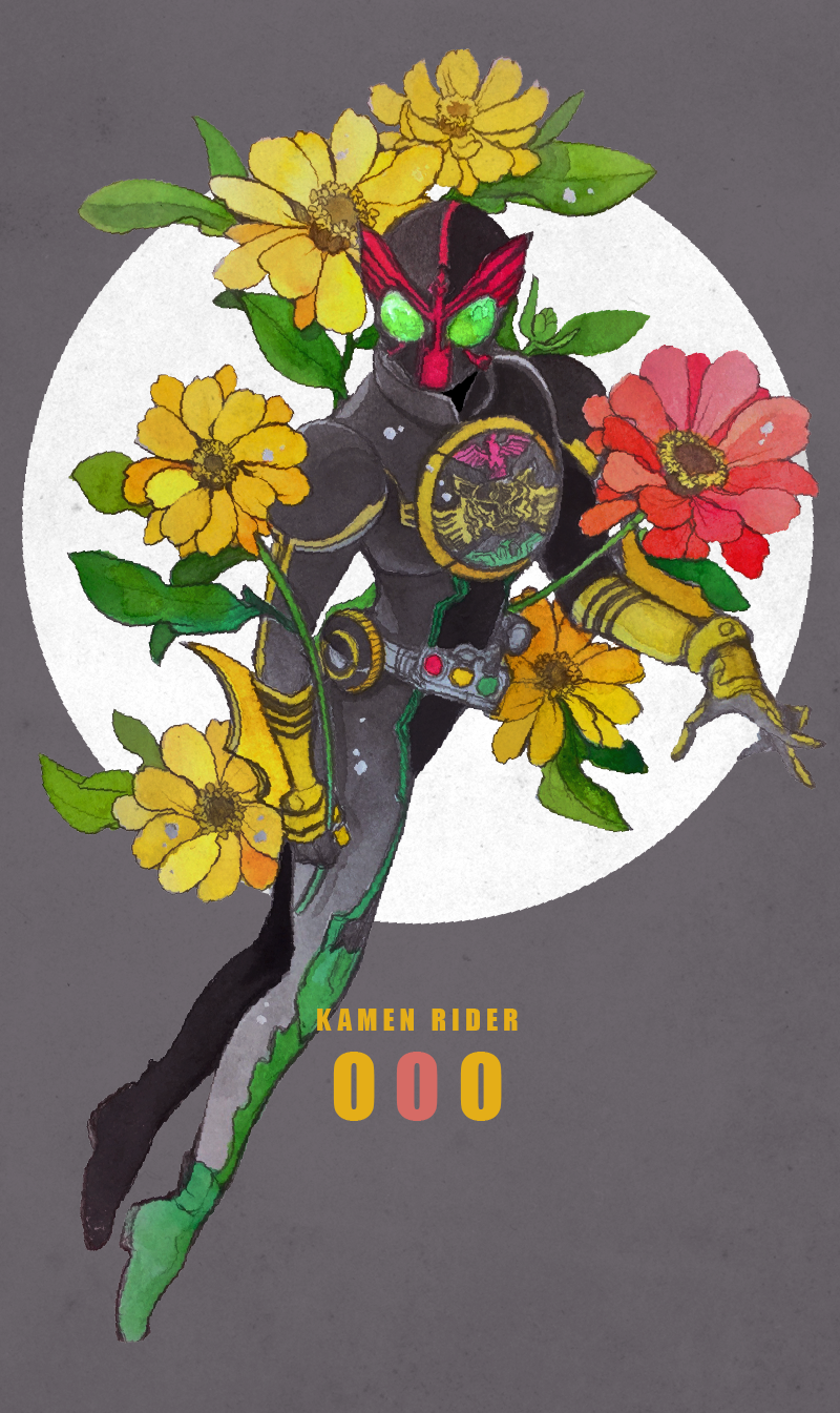 Cùng ngắm loạt fanart quá đỉnh với phong cách hoa lá về Kamen Rider