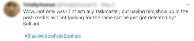 Cạn lời với những thánh chém spoil Black Widow: Goá phụ đen có bầu Tom Holland, Tony Stark đội mồ sống lại? - Ảnh 12.