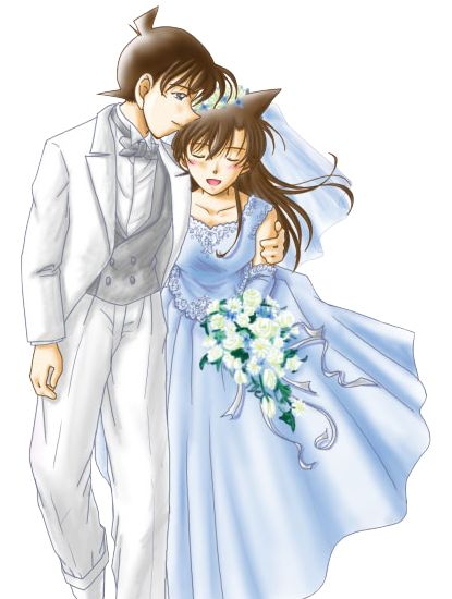 Thám Tử Lừng Danh Conan: Shinichi và Ran xứng lứa vừa đôi trong loạt ảnh cô dâu chú rể mặn mòi - Ảnh 2.