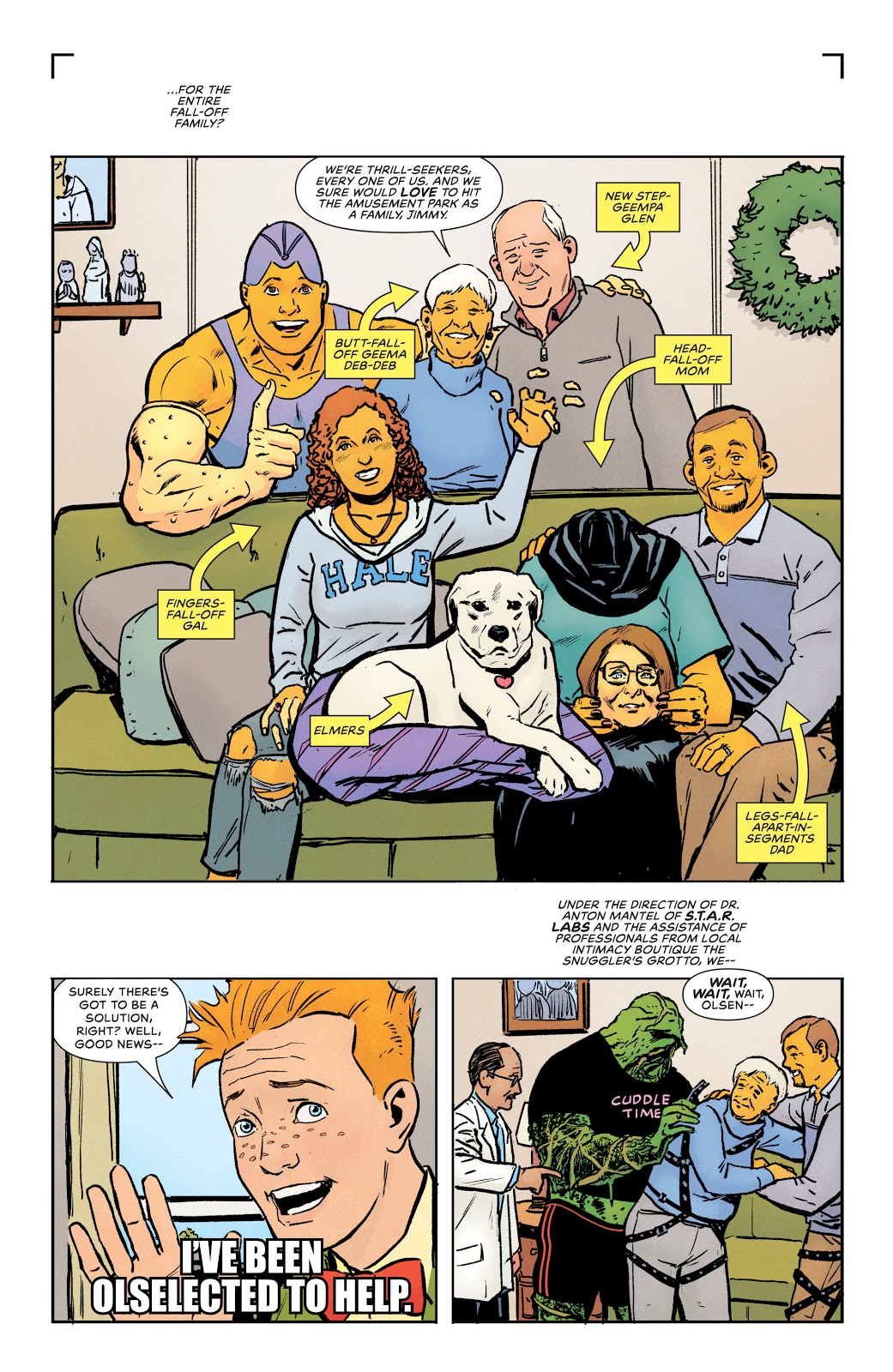 DC giới thiệu gia đình của ArmFallOff Boy, siêu anh hùng vô dụng bậc