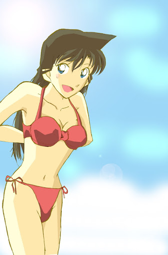 Thám tử lừng danh Conan: Ngắm người yêu Shinichi mặc bikini khoe 3 vòng bốc lửa mà không thể rời mắt - Ảnh 13.