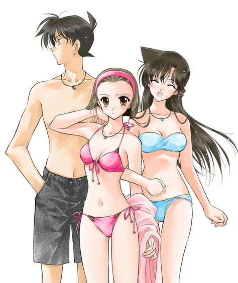 Thám tử lừng danh Conan: Ngắm người yêu Shinichi mặc bikini khoe 3 vòng bốc lửa mà không thể rời mắt - Ảnh 5.