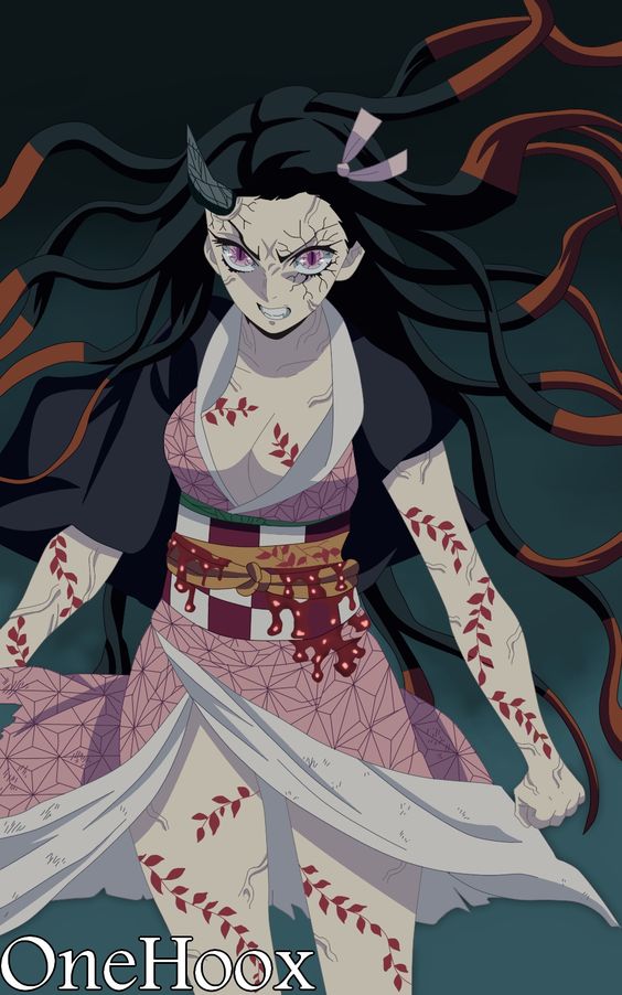 Kimetsu no Yaiba: Mê mẩn khi ngắm vẻ đẹp hóa quỷ của Nezuko, chân dài ngực khủng lại còn sắc sảo - Ảnh 3.