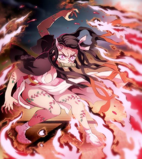 Kimetsu no Yaiba: Mê mẩn khi ngắm vẻ đẹp hóa quỷ của Nezuko, chân dài ngực khủng lại còn sắc sảo - Ảnh 13.