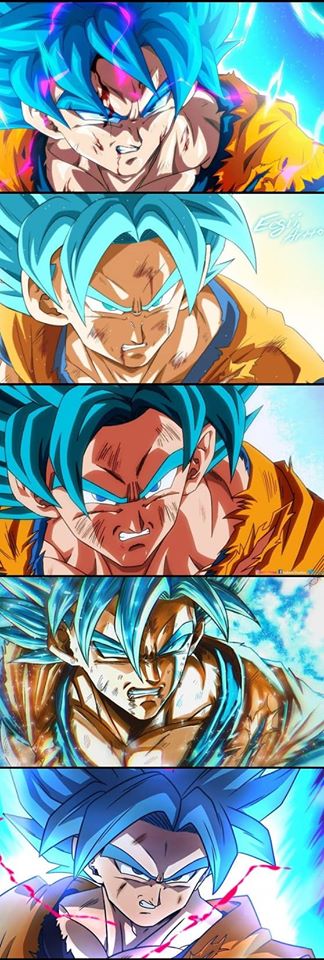 Dragon Ball: Các nghệ sĩ rủ nhau remake lại một phân cảnh Goku ở trạng thái Super Saiyan Blue, nhìn chỉ thấy trất - Ảnh 15.