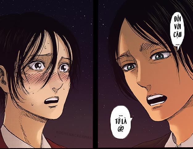 Tình cảm của Eren và Mikasa đã trở thành một trong những đề tài được yêu thích nhất trong Attack on Titan. Hãy xem hình ảnh này để cảm nhận mối quan hệ đầy mê hoặc của hai nhân vật này.
