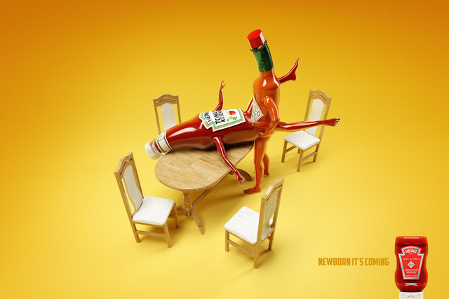 Loạt ảnh quảng cáo tương ớt Heinz theo phong cách 18+ khiến dân tình đỏ mặt tía tai - Ảnh 1.