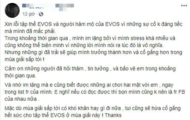 Biến căng: Tuyển thủ EVOS bị tố quan hệ không trong sáng với fan girl, trong ví lúc nào cũng có áo mưa - Ảnh 7.