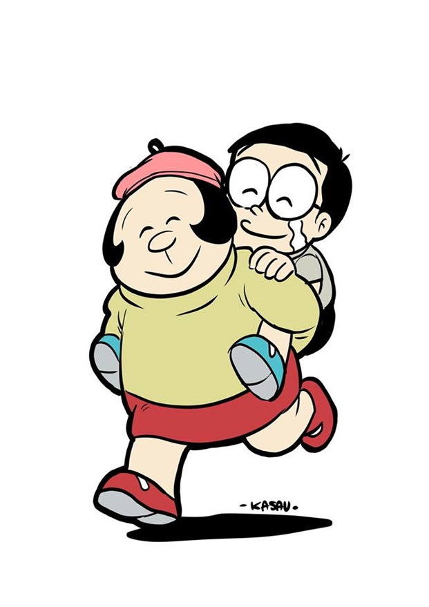 Jaiko là người có cá tính mạnh mẽ có thể chở che và giúp đỡ Nobita
