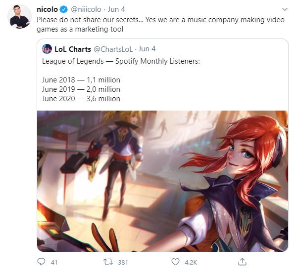 Bị mỉa mai làm phim hay hơn làm game, CEO Riot thừa nhận: Bọn này chỉ dùng game để quảng cáo cho MV âm nhạc thôi - Ảnh 1.