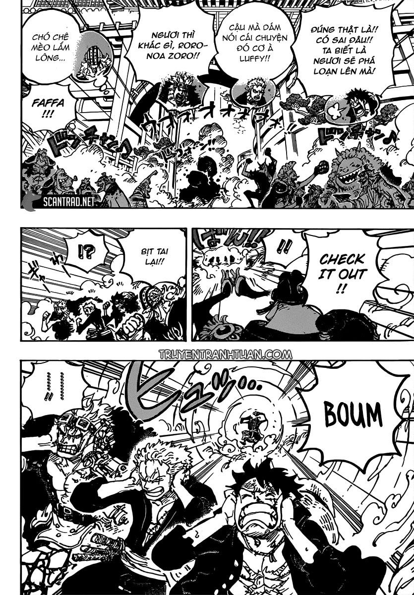 One Piece 985: Râu Đen đã tới Đảo Bánh, Katakuri oằn mình chống đỡ 1 băng  tứ hoàng?