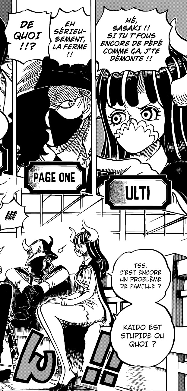 Spoiler One Piece 982: Luffy đụng độ chị em Ulti và Page One, Cửu Hồng Bao Denjiro chạm trán Tobi Roppo Sasaki - Ảnh 7.
