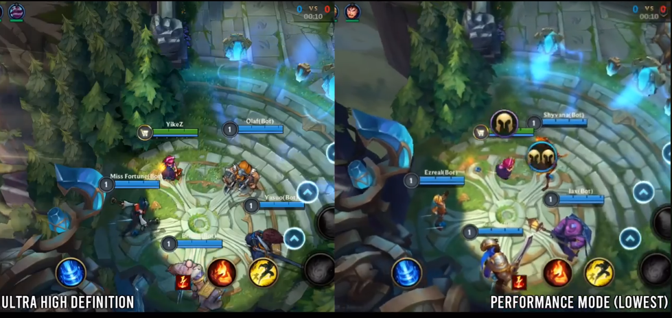 Sự khác biệt quá lớn giữa hình ảnh Ultra high Graphic của LMHT: Tốc Chiến với phần còn lại, đẹp ngỡ ngàng không khác gì PC - Ảnh 2. Sự khác biệt quá lớn giữa hình ảnh Ultra high Graphic của LMHT: Tốc Chiến với phần còn lại, đẹp ngỡ ngàng không khác gì PC - Ảnh 2.