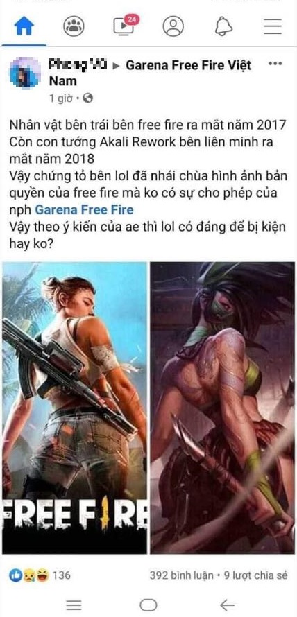 Người chơi Free Fire tiếp tục “mang đơn đi tố cáo” một huyền thoại làng game đạo nhái mình - Ảnh 2.