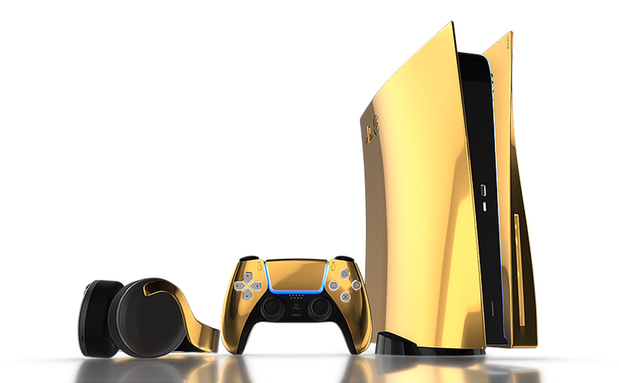 PS5 mạ vàng: PS5 mạ vàng là một sản phẩm siêu độc đáo và hiếm có. Nếu bạn là tín đồ của game và đam mê những sản phẩm độc đáo, hãy xem những hình ảnh về PS5 mạ vàng trên mạng. Đây là cơ hội để bạn được chiêm ngưỡng sản phẩm độc đáo này.