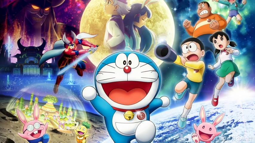 Phiêu lưu tới Mặt Trăng cùng Doraemon và Nobita sẽ đưa bạn vào một chuyến hành trình đầy kỳ ảo và lạ lẫm. Những câu chuyện đầy cảm hứng, và những nhân vật dễ thương sẽ mang đến cho bạn những trải nghiệm đầy kích thích trên một hành tinh mới.