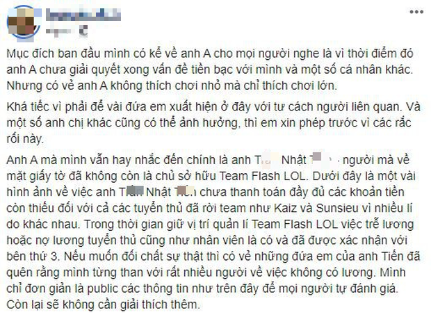 Chỉ trong vòng vài tháng, nhiều vụ nợ lương tại VCS bị phanh phui khiến làng LMHT Việt chao đảo - Ảnh 1.