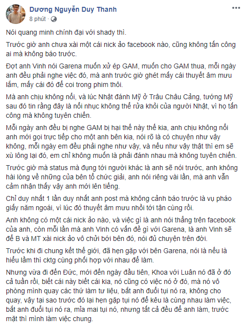 Đại... khẩu chiến: Izumin khẳng định GAM không nợ lương, Tinikun bóng gió ám chỉ Ban lãnh đạo GAM toàn dùng đồ chùa - Ảnh 4.