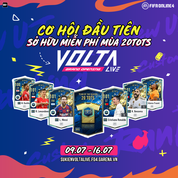 Game thủ phấn khích với sự kiện quẩy rank Volta Live mới của FIFA Online 4: Nhận miễn phí 20TOTS, Hùng Dũng +8... - Ảnh 2.