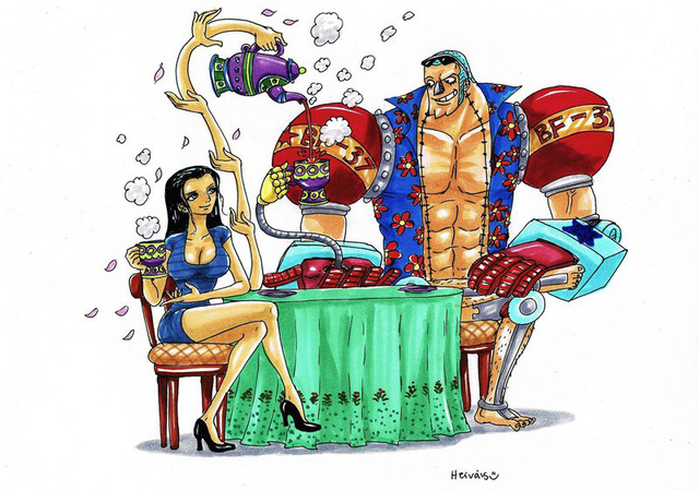 10 manh mối cho thấy Franky và Nico Robin sẽ trở thành một cặp sau khi One Piece kết thúc - Ảnh 1.