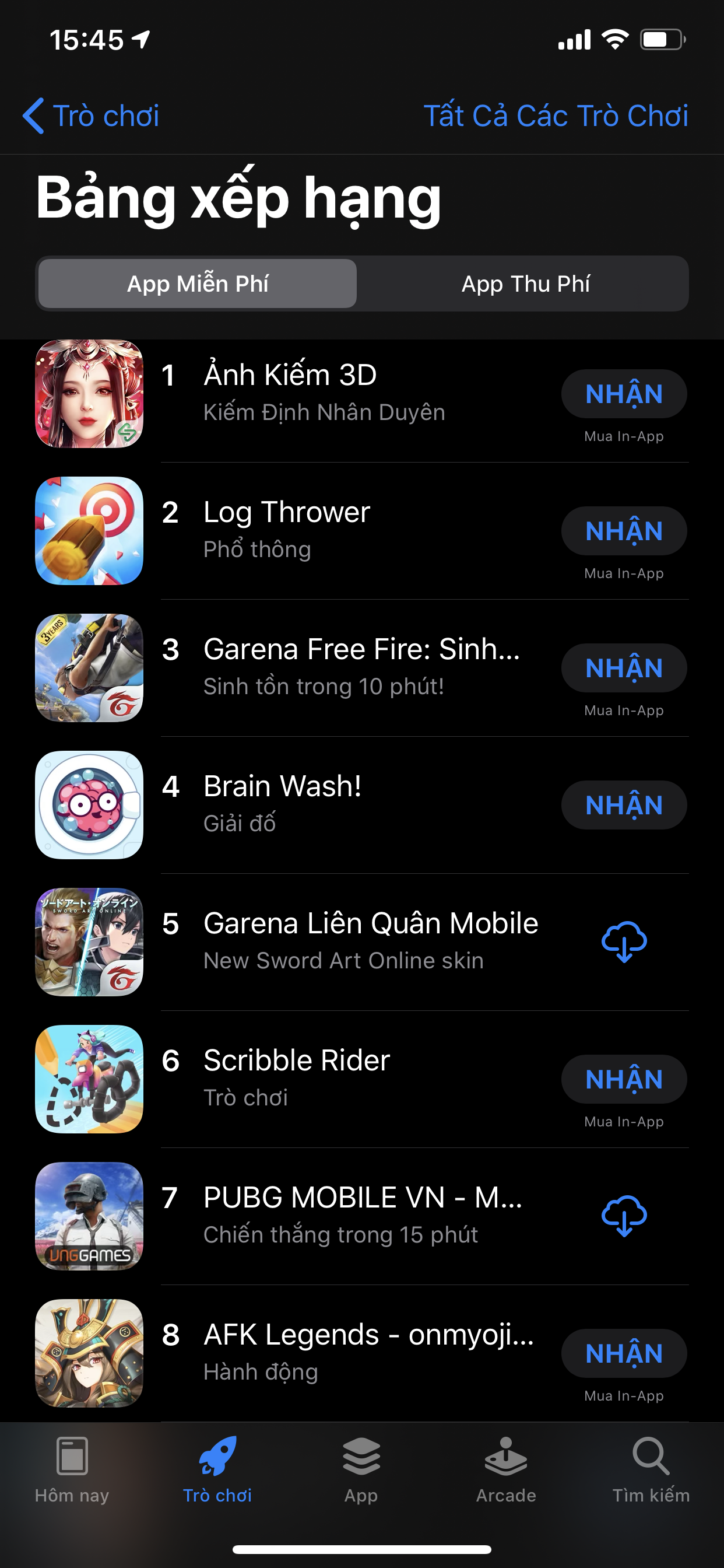 Top 1 Thịnh Hành, Top 1 Nhập Vai, Top 1 All Game: Ảnh Kiếm 3D “càn quét” BXH đỉnh cao nhất chỉ sau 24h - Ảnh 2. Top 1 Thịnh Hành, Top 1 Nhập Vai, Top 1 All Game: Ảnh Kiếm 3D “càn quét” BXH đỉnh cao nhất chỉ sau 24h - Ảnh 2.
