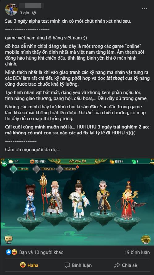 Cộng đồng game thủ Việt chung tay giúp Đại Hiệp Khách tối ưu game hậu Alpha Test, sẵn sàng giành lại thị phần từ game Trung Quốc - Ảnh 9.