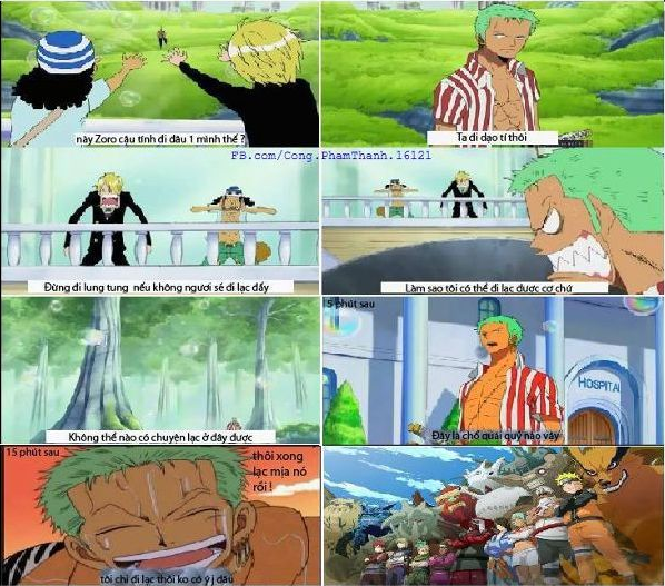 Chết cười với loạt ảnh chế Zoro đi lạc, không những tìm thấy One Piece mà còn xuyên không sang cả Naruto - Ảnh 10.