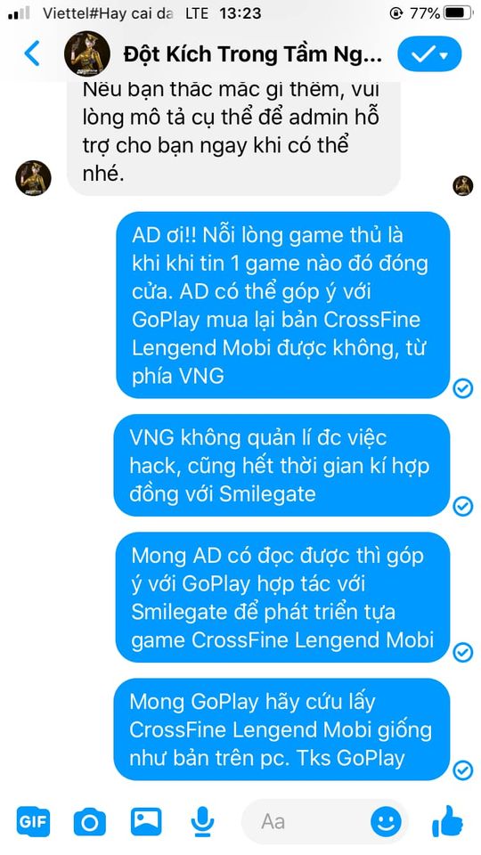 Chê bai VNG đóng cửa game vì hack quá nhiều, người chơi gửi tin nhắn cầu cứu VTC để phát hành lại - Ảnh 2.