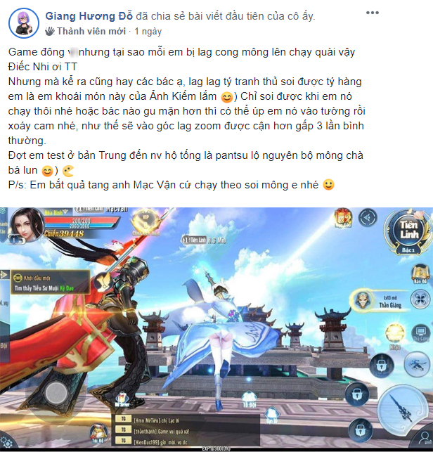 Vô tình rơi góc lag, nữ game thủ siêu vòng 1 bị cả server chạy theo... soi pantsu, đã thế còn dạy 500 anh em cách zoom hàng nhân vật nữ - Ảnh 2.