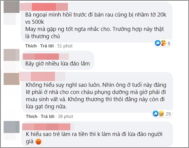 Lừa tiền hàng cả ngày của cụ già bán chong chóng nghèo, cặp đôi trẻ bị cộng đồng mạng chỉ trích, phẫn nộ tới cực điểm - Ảnh 4. Lừa tiền hàng cả ngày của cụ già bán chong chóng nghèo, cặp đôi trẻ bị cộng đồng mạng chỉ trích, phẫn nộ tới cực điểm - Ảnh 4.