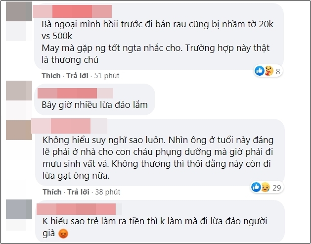 Lừa tiền hàng cả ngày của cụ già bán chong chóng nghèo, cặp đôi trẻ bị cộng đồng mạng chỉ trích, phẫn nộ tới cực điểm - Ảnh 4.