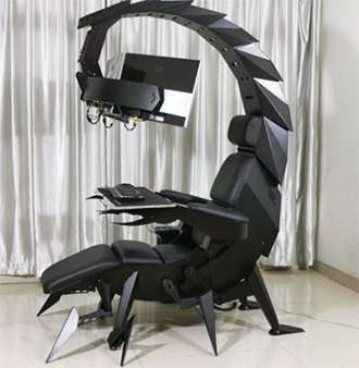 Xuất hiện dàn PC mang hình bò cạp cực ngầu, kết hợp luôn ghế mát-xa cho game thủ ngả lưng chinh chiến - Ảnh 3.