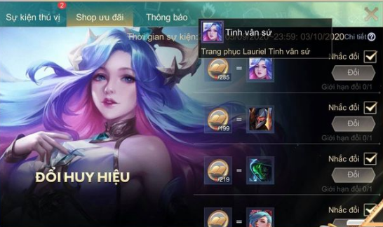 Liên Quân Mobile: Garena tung Event giúp game thủ có thể nhận FREE hoặc mua Lauriel Tinh Vân Sứ giá rẻ - Ảnh 2.