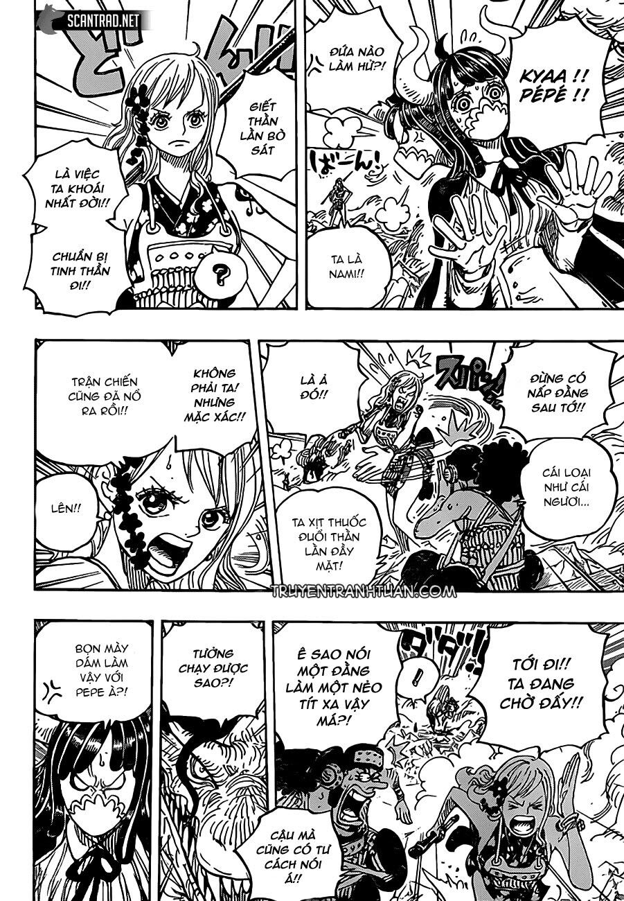 One Piece 991 Them Một Lần Nữa Cặp đoi Co Phuc Cung Hưởng Co Họa Cung Chạy Của Băng Mũ Rơm Lại Tấu Hai Cực Mạnh