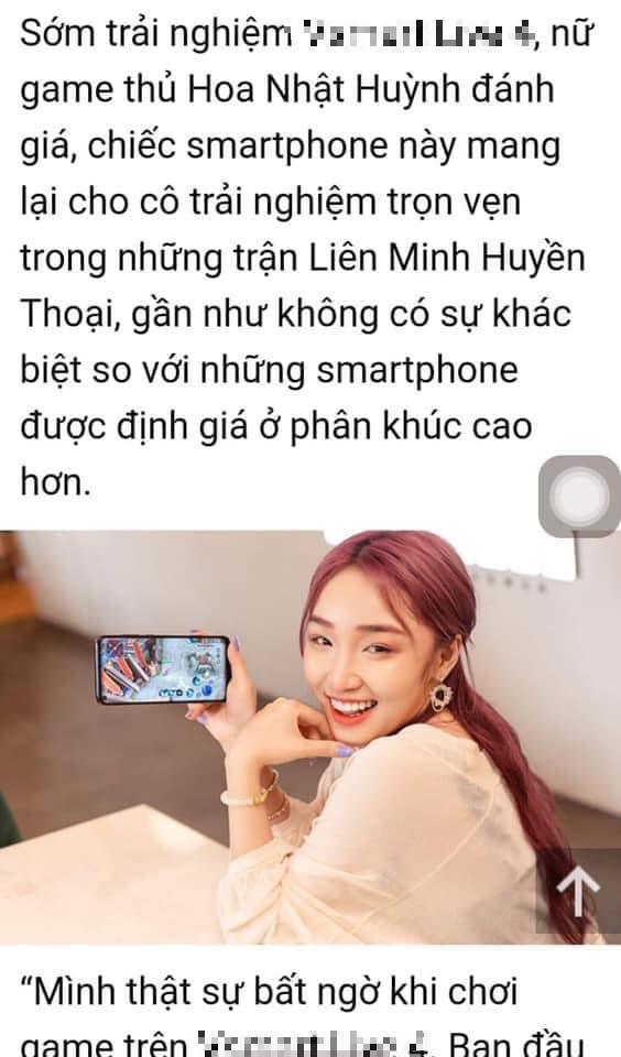 Nữ game thủ xinh đẹp quảng cáo điện thoại trải nghiệm trọn vẹn LMHT bị ném đá oan được CĐM cảm thông - Ảnh 1.