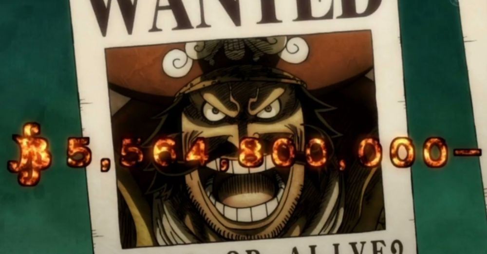 One Piece Mức Truy Na Của Vua Hải Tặc Va Tứ Hoang đa được Thể Hiện Trong Anime Nhin Lại Vẫn Thấy Toan Số Khủng