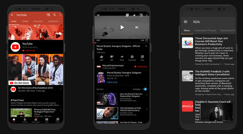 Giao diện của YouTube Vanced tương tự như YouTube gốc