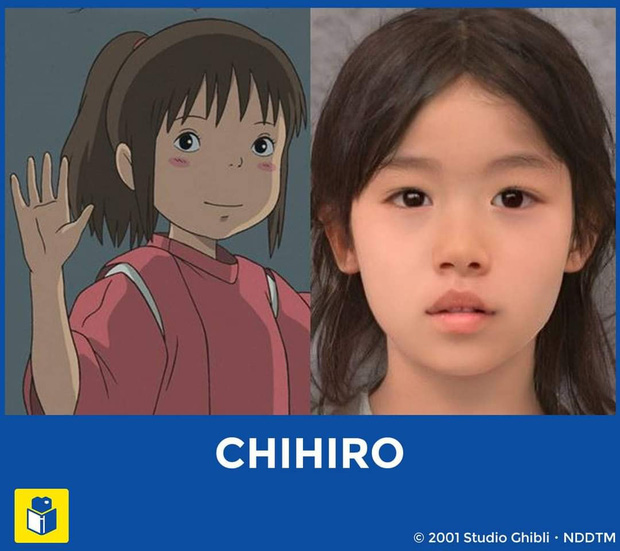 Dàn nhân vật anime Ghibli xấu đau đớn khi hóa người thật 100%: \