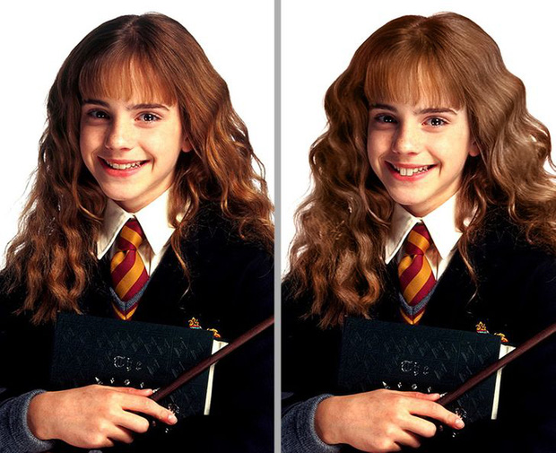 Chùm ảnh so sánh nhân vật Harry Potter với tạo hình chuẩn nguyên tác: Nhìn Hermione mà câm nín, hãi nhất là mụ Umbridge xấu xa! - Ảnh 2.
